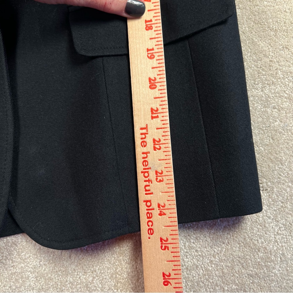 Pendleton Vintage Wool Black Blazer Jacket women's 12 - Picture 10 of 11